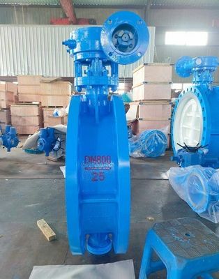 Certificado completo Válvulas de borboleta DIN BS JIS Flange DI CI WCB Corpo Flange duplo