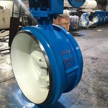 Flowseal Double Flange Triple Excentric Butterfly Valve Gear Operado Opções personalizadas