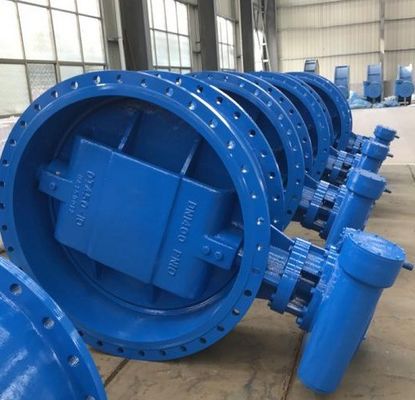 Válvula de borboleta excêntrica concêntrica de flange dupla personalizada para um desempenho ideal