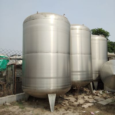Tanque de armazenamento de água de aço inoxidável 304 personalizado com pressão máxima de trabalho de 50 MPa