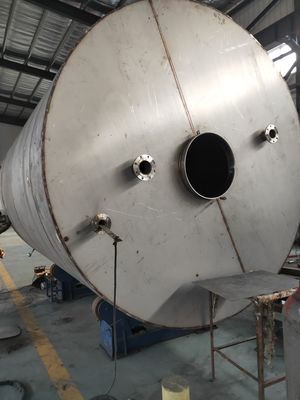 Tanque de armazenamento de água de aço inoxidável 304 personalizado com pressão máxima de trabalho de 50 MPa