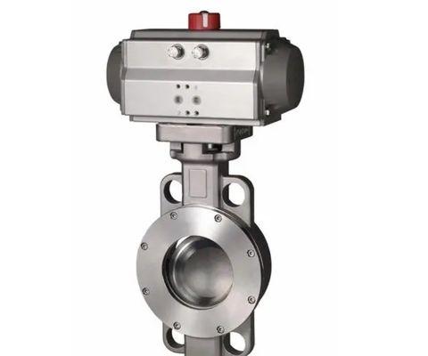 Customize válvula de borboleta do atuador pneumático de ferro dúctil com certificado completo