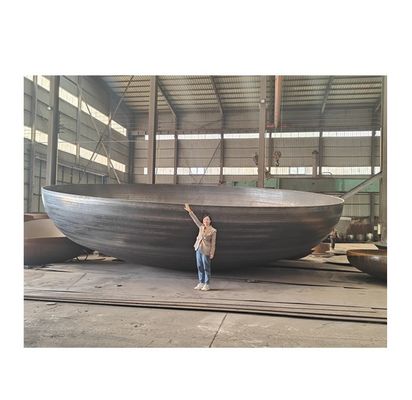ASME Standard Pressure Vessel Heads 3000mm Diâmetro cabeça de prato elíptica de formação a quente