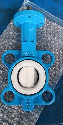 Ferro fundido DI controle manual Wafer Butterfly válvula e montagem com serviço personalizado