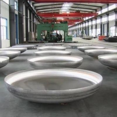 Tubos de aço inoxidável encaixe tampa final com OEM aço carbono cabeça hemisférica