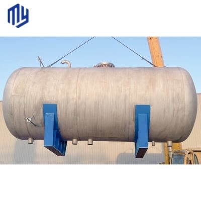 Tanque de armazenamento de gás subterrâneo horizontal de aço inoxidável com capacidade personalizada de 50L