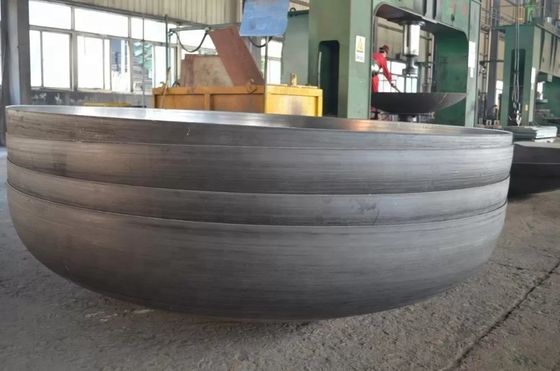 Cabeça de tanque elíptica de aço carbono sob medida para embarcações industriais sob pressão