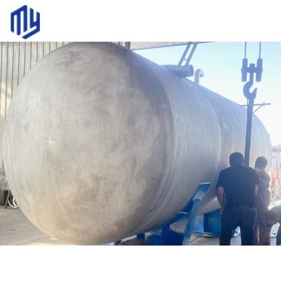 Bateria de recepção de ar horizontal de aço inoxidável para armazenamento de líquidos resistente à corrosão