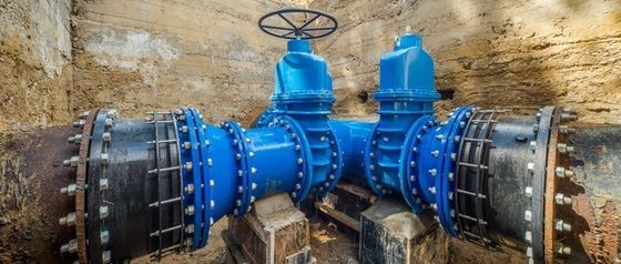 Componentes e acessórios de válvulas de porta mecânica de ferro dúctil para meios de alta temperatura