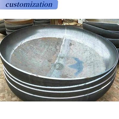 Cabeças elípticas de aço inoxidável de carbono personalizadas para cabeças de tanques de armazenamento de pressão