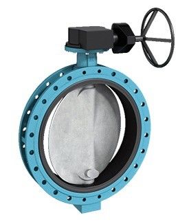 Wcb Corpo EPDM Wafer sentado/Lug Butterfly Valve com suporte personalizado e porte de tamanho