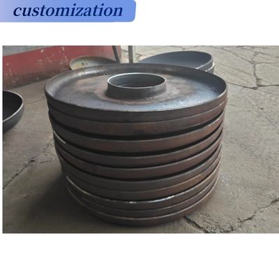Prensagem de flange de aço carbono Flat Head End para tanques Certificado completo