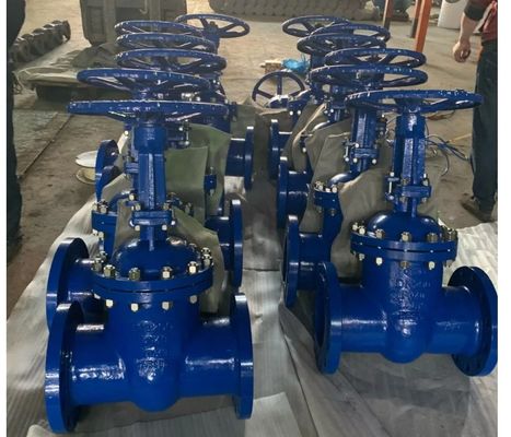 3 polegadas CF8 válvula de porta de flange de aço inoxidável com filtro tipo Y e controle manual