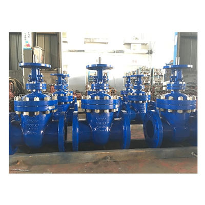 Corpo de ferro fundido de válvula de porta de flange de cunha de borracha para durabilidade e confiabilidade