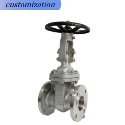 Tipo de flange Válvula de porta de escotilha de roda de mão sentada e resistente