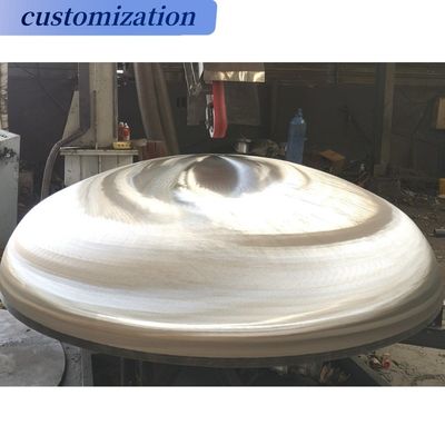 Conexão de soldagem Meia esfera de esfera de alumínio cabeça torisférica para design personalizado