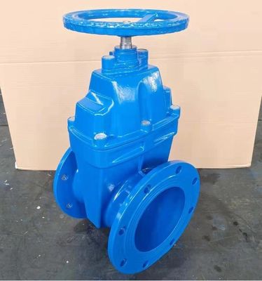 Válvula de porta de tipo Y, de tipo ductilo para água, com conexão de flange e material de aço inoxidável