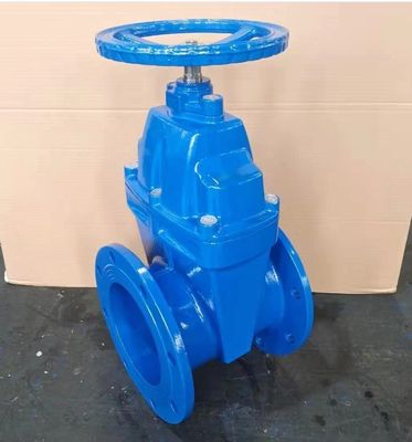 Válvula de porta de tipo Y, de tipo ductilo para água, com conexão de flange e material de aço inoxidável