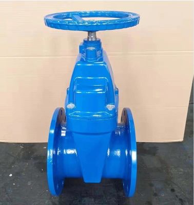 Válvula de porta de tipo Y, de tipo ductilo para água, com conexão de flange e material de aço inoxidável
