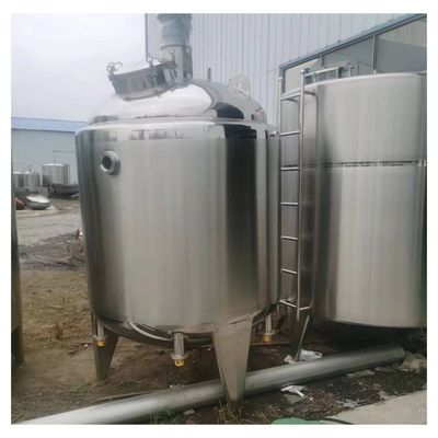 Tanque de mistura de aço de armazenamento de pressão de água, carbono e gás personalizado para instalações de fabricação