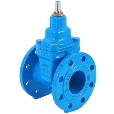 DN80 DN200 Cisterna de tipo Y para tubos de HDPE PN16 válvula de porta de ferro dúctil de aço carbono