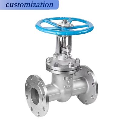 Válvula de porta hidráulica de ferro fundido de tipo flange de escotilha com tronco ascendente e assento resistente