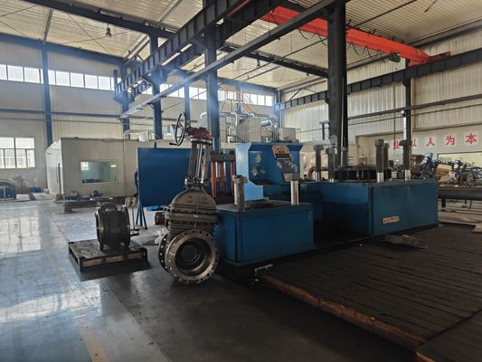 Válvula de porta hidráulica de ferro fundido de tipo flange de escotilha com tronco ascendente e assento resistente