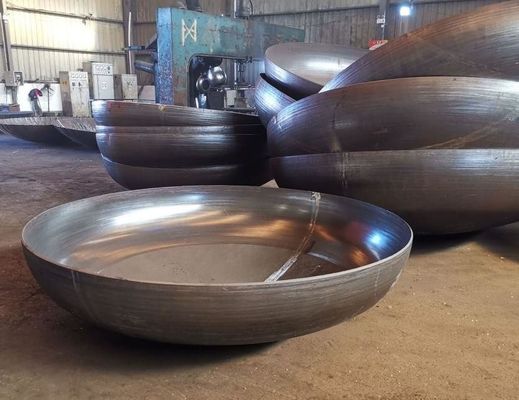 Cabeça de círculo de aço carbono Klopper Cabeças moldadas para conexão de soldagem em tanques de armazenamento