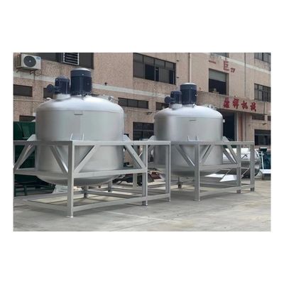 50 MPa Pressão de trabalho máxima Tanque horizontal de mistura de líquidos emulsionantes de aço inoxidável
