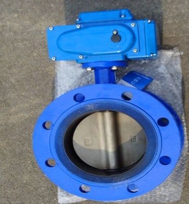 Controle do atuador elétrico Dn300 válvula borboleta para controle de gás em meios industriais