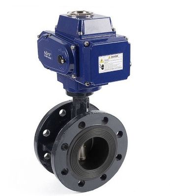 Controle do atuador elétrico Dn300 válvula borboleta para controle de gás em meios industriais