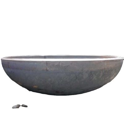 Cabeça de tanque de fim de prato esférico de aço inoxidável com apoio de fundição personalizado OBM