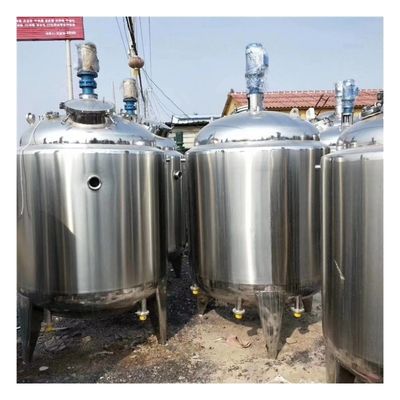 Tanque de mistura de armazenamento de misturador de metais de produção química líquida inoxidável personalizado