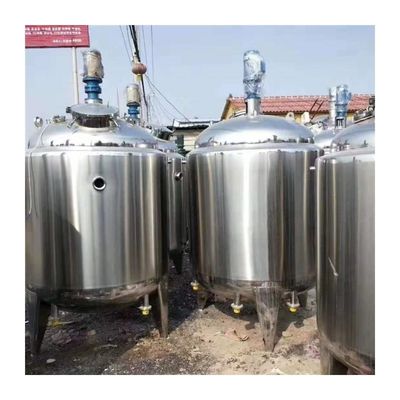 Separadores personalizados líquido químico de armazenamento inoxidável tanque de mistura de aquecimento para mistura