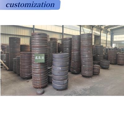 Q345 S275JR Prensa a quente ASME Cabeças de tanque com flanges para recipientes de armazenamento