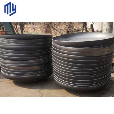 Cabeça de tanque circular com extremo de tubo de aço inoxidável