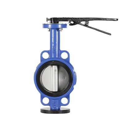 EPDM revestido válvula de água borboleta para tipo de wafer de ferro/aço inoxidável