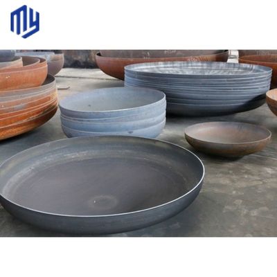Conexão de soldadura Cabeças de tanque de aço com extremo de prato para peças de caldeira de círculo hemisférico