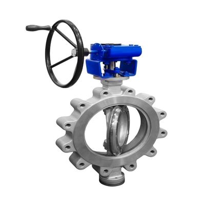 Média de baixa temperatura DN250 Wafer Butterfly Valve com atuador elétrico personalizado