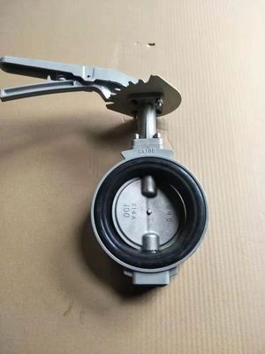 EPDM PTFE Sealing Aluminium Alloy Body Wafer Butterfly Valve para resistência à corrosão