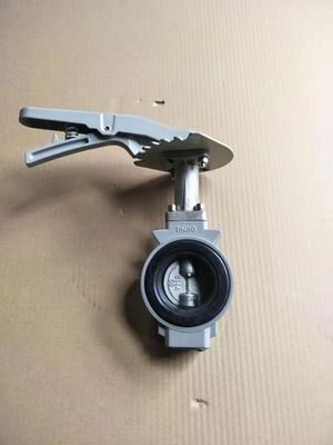 EPDM PTFE Sealing Aluminium Alloy Body Wafer Butterfly Valve para resistência à corrosão