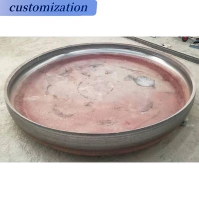 Tamanho personalizado SS304 SS316 Caldeiras elípticas fundo de ponta plana para tanques