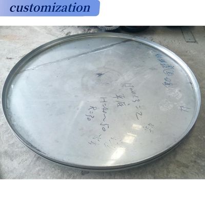 Tamanho personalizado SS304 SS316 Caldeiras elípticas fundo de ponta plana para tanques