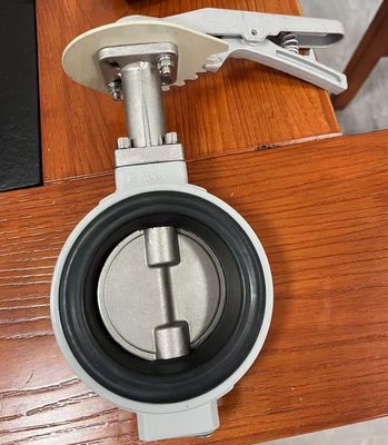 1000 PCS/Por Dia Alumínio Ligação Anticondensação Grampos Wafer Butterfly Valve para Tratamento de Água