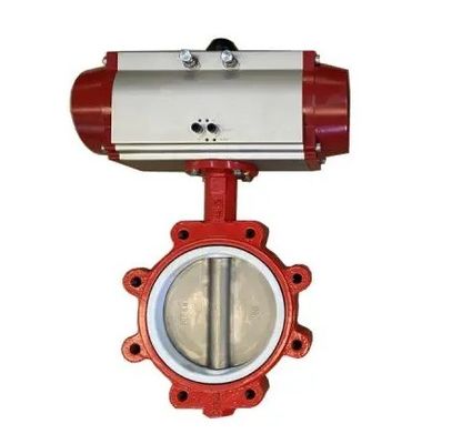 Suporte personalizado ODM Manual de aço inoxidável Worm Gear Lug Borboleta válvula sanitária