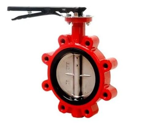 Suporte personalizado ODM Manual de aço inoxidável Worm Gear Lug Borboleta válvula sanitária