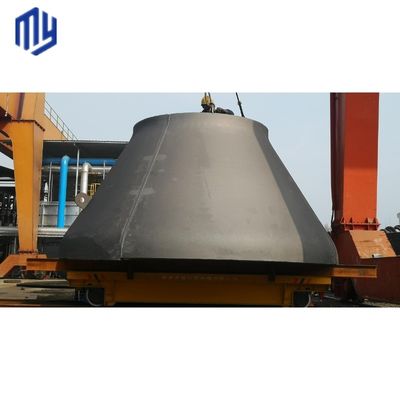 Código de cabeça de círculo Coberturas de extremos cônicos de aço carbono para peças de caldeiras de tanques de armazenamento