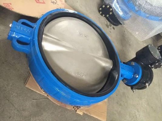 Estrutura do diafragma 4 polegadas Wafer Center Butterfly Valve Manual Mão para suporte OEM