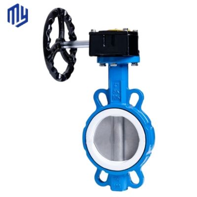 Válvulas de borboleta elétricas com flanges e suporte personalizado para meios de água