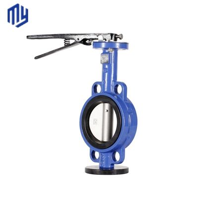 Válvulas de borboleta elétricas com flanges e suporte personalizado para meios de água